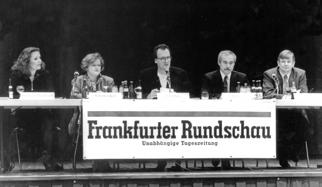 Jürgen Schultheis, Christine Hohmann-Dennhardt, Evelin Schönhut Keil, Roland Koch, Heiner Kappel, FR