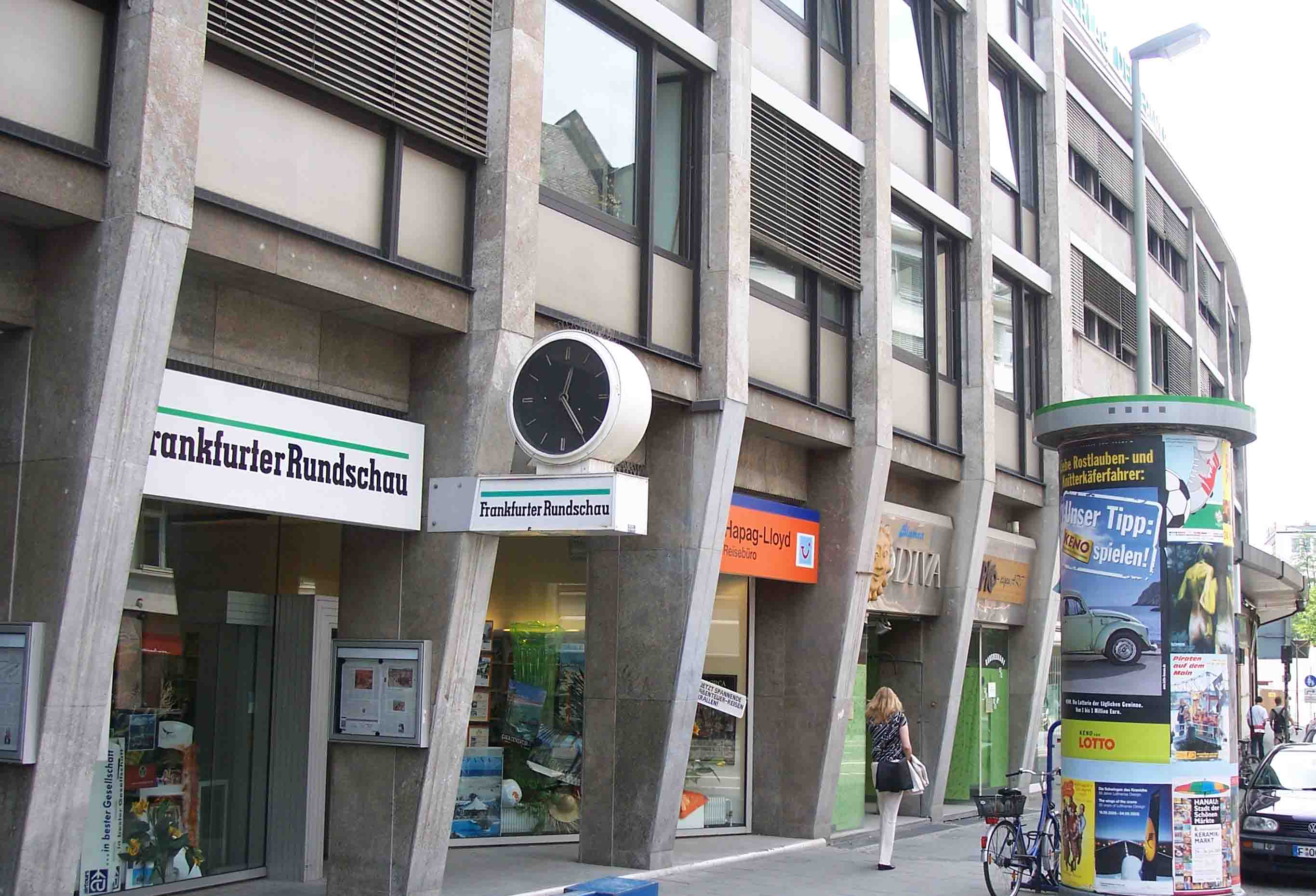 Frankfurter Rundschau, FR, Große Eschenheimer Straße, Frankfurt,  Jürgen Schultheis
