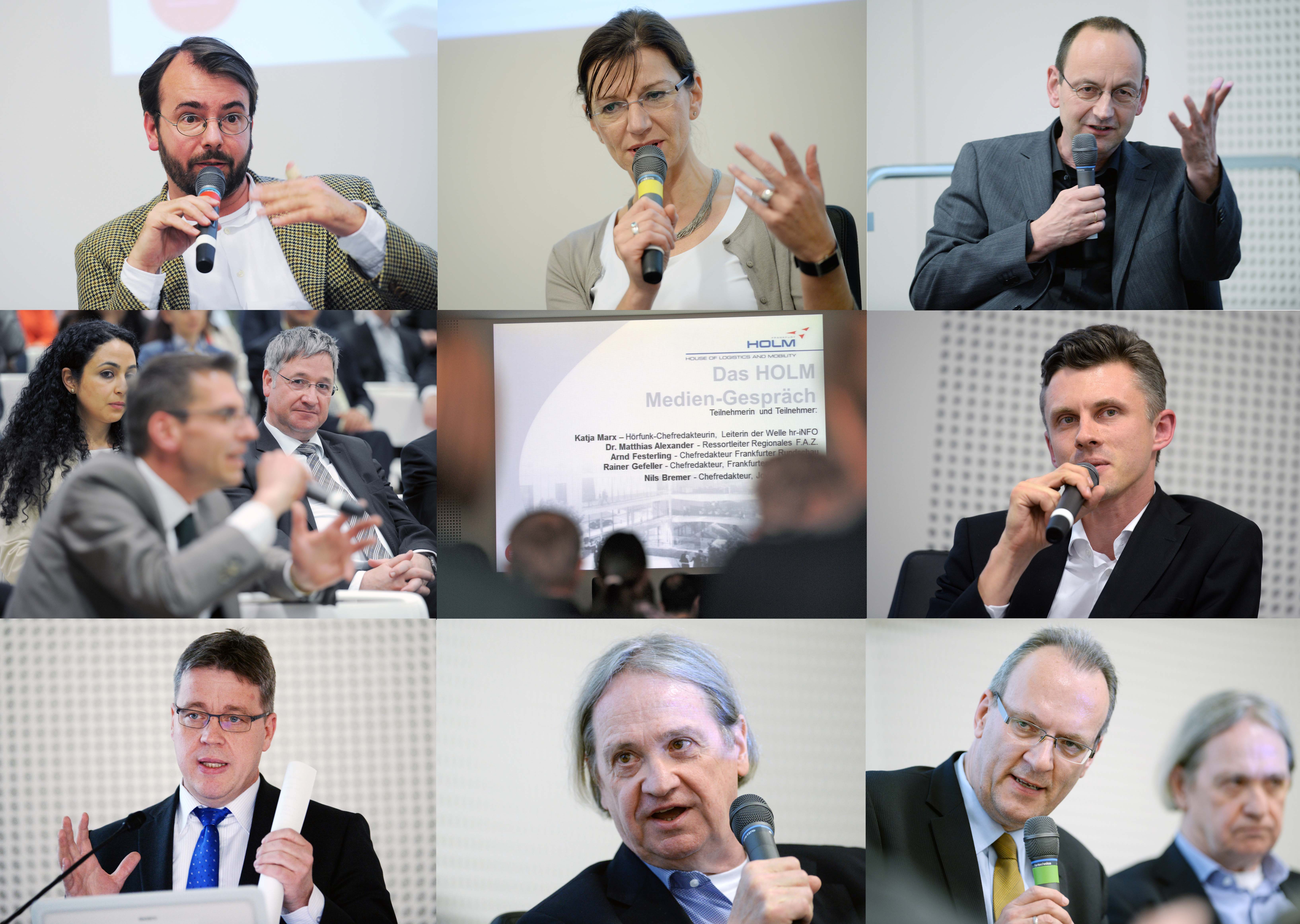 Katja Marx, Arnd Festerling, Nils Bremer, Rainer Gefeller, Medien, Presse, Frankfurt, House of Logistics and Mobility, HOLM, Chefredakteure, Jürgen Schultheis, Mobilität, Verkehr, Aviation, Nachhaltigkeit, Planetare Belastungsgrenzen, Klimawandel, Frankfurter Rundschau, House of Logistics and Mobility, HOLM GmbH, Verkehrskontor FrankfurtRheinMain, Ethik, Verantworung, Gerechtigkeit, Moderation, Vortrag