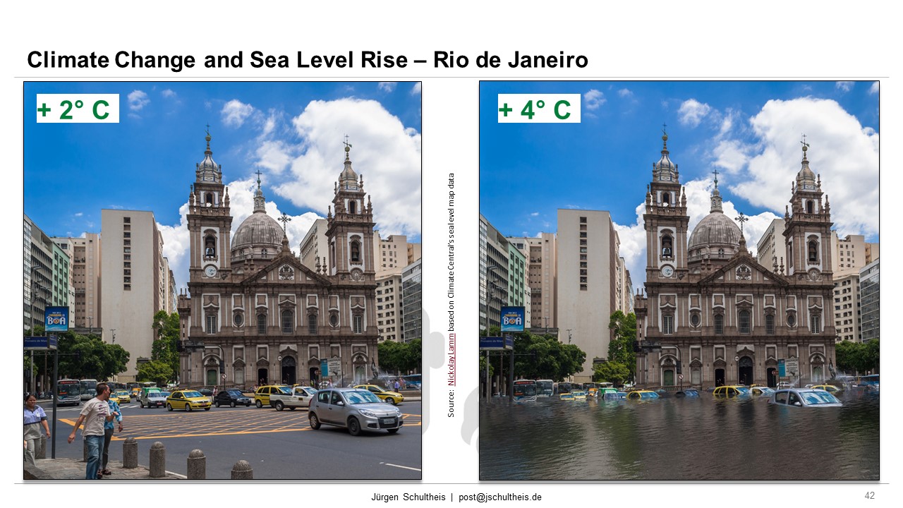 Sea Level Rise, Climate Change, Cities, Flooding, Rio de Janeiro, Mobility, Future Mobility, Smart Cities, Sustainability, Mobility as a Service, MaaS, Jürgen Schultheis, Climate Change, Anthropocene, Holistic Approach, Scientists for Future 