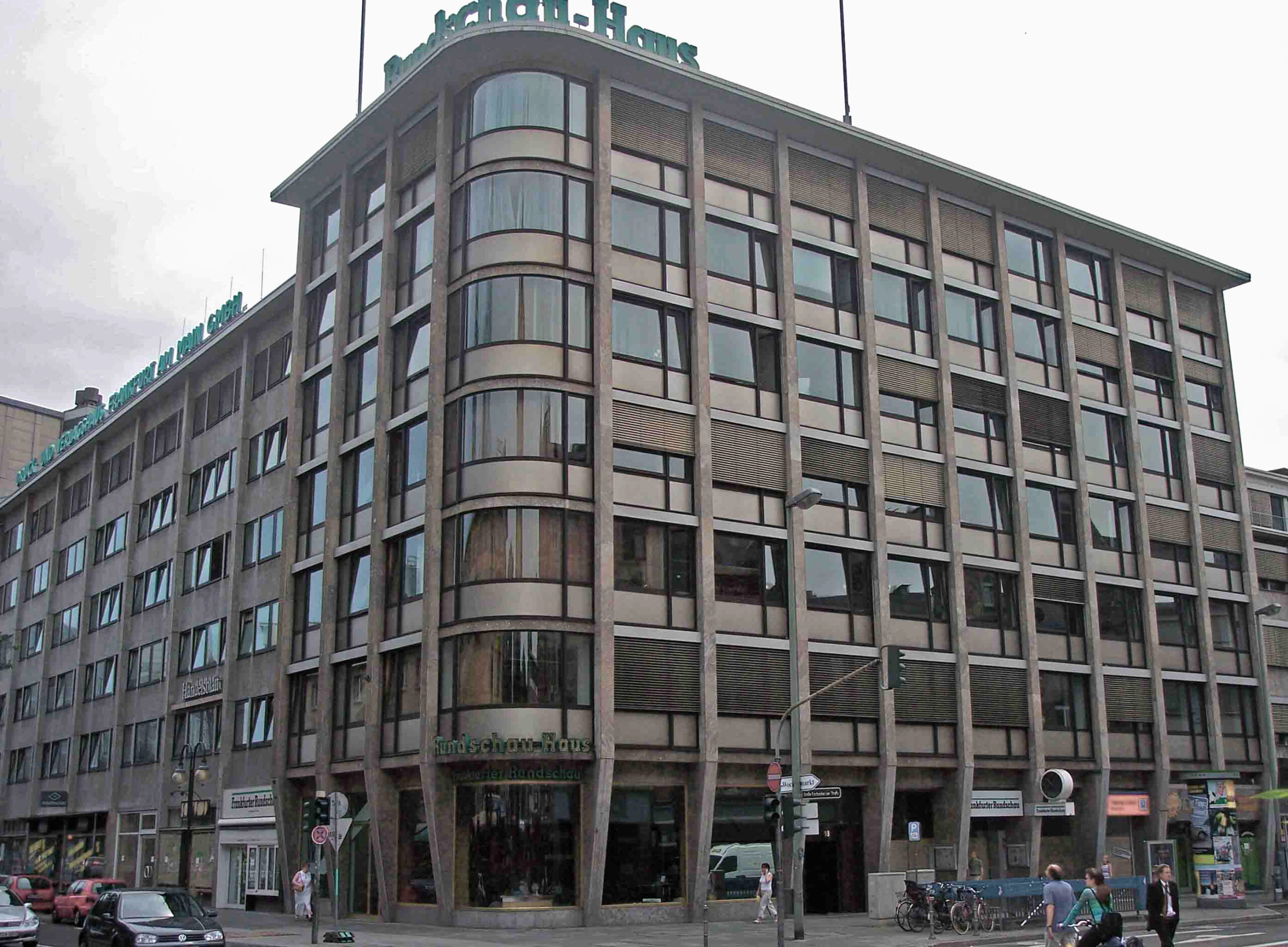 Frankfurter Rundschau, Frankfurts Runde Ecke, Eschenheimer Tor, Frankfurt, Jürgen Schultheis