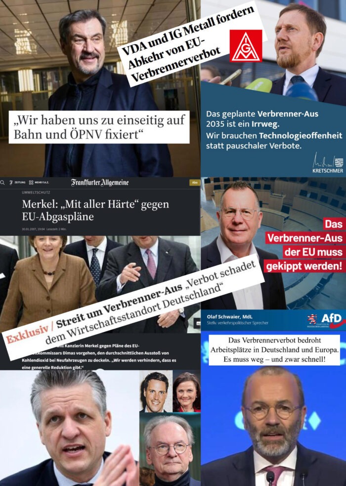 Verbrenner-Aus, CDU, CSU, Markus Söder, Manfred Weber, Zeroemission, Verkehrskontor FrankfurtRheinMain, Jürgen Schultheis, Verkehr, Mobilität