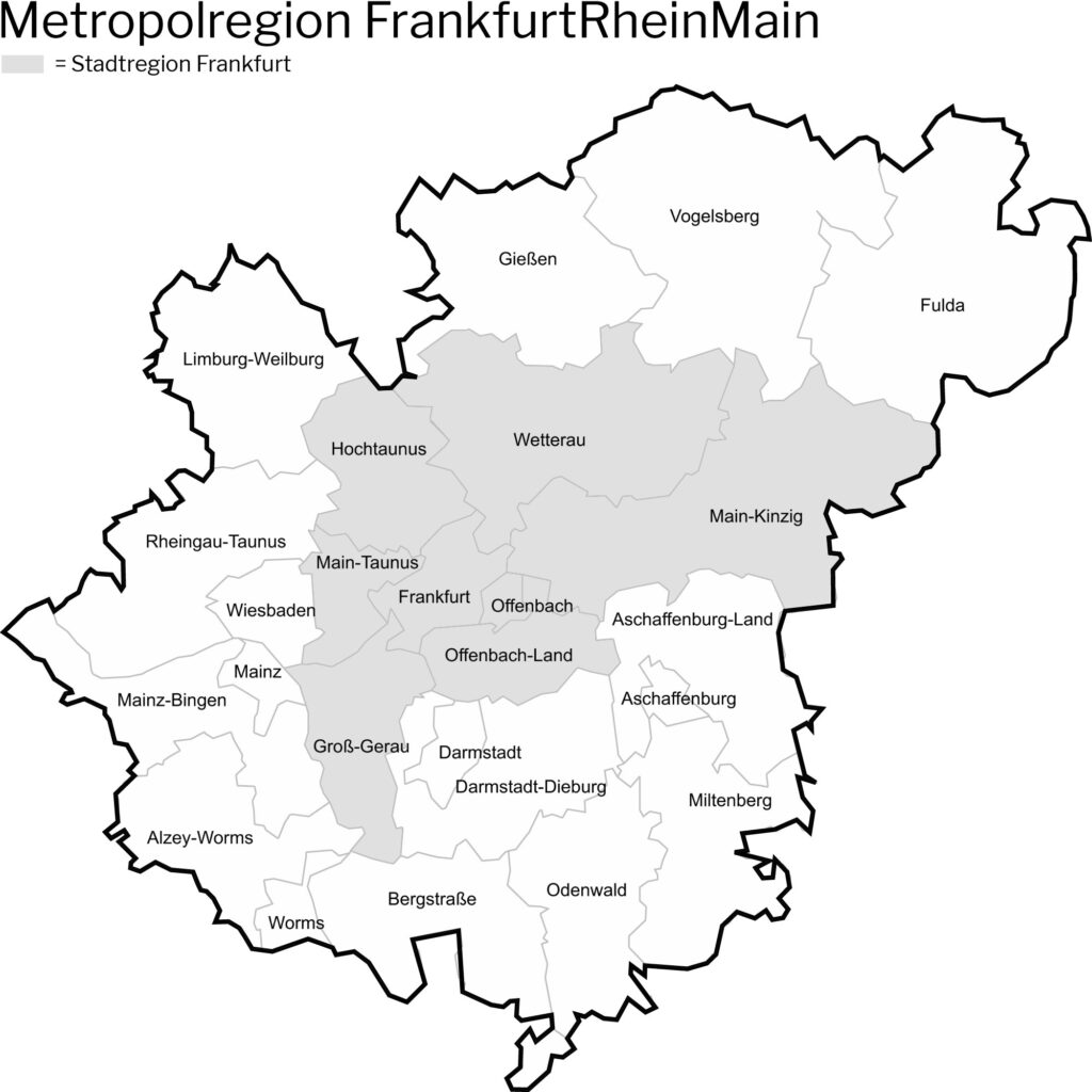 Prof Detlef Ipsen, Landschafts- und Strukturausstellung Regionale, Metropolitana, Regionalpark FrankfurtRheinMain, Universität Kassel, Jürgen Schultheis, Frankfurter Rundschau, Stadtregion, Landschaft, Integration, IBA Emscher Park, IHK Frankfurt am Main